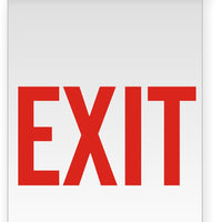 Exit Ceiling Double-Sided Signs