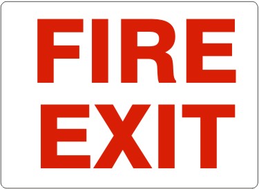 Fire Exit Signs | G-2617