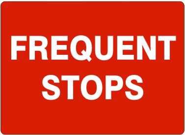 Frequent Stops Signs | G-2706