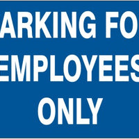 Parking For Employees Only Signs | G-6006
