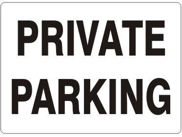 Private Parking Signs | G-6046