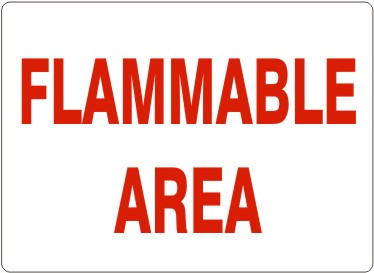Flammable Area Signs | G-9917