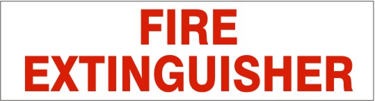 Fire Extinguisher Sign | PD-2626