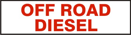 Off Road Diesel Press-On Decal | PD-9954
