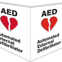 AED Wall Projection Standard and Glow | PWS-100