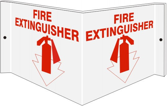 Fire Extinguisher Wall Projection Standard and Glow | PWS-12