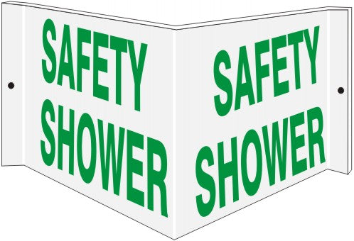 Safety Shower Wall Projection Standard and Glow | PWS-9