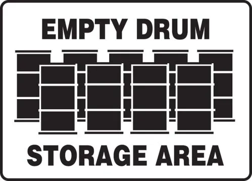 Chemical Drum Signs