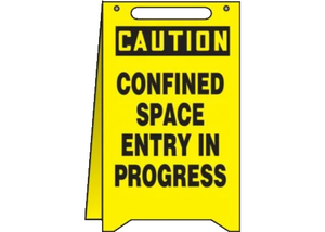 Confined Space Portable Floor Signs