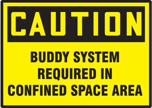 Confined Space Labels