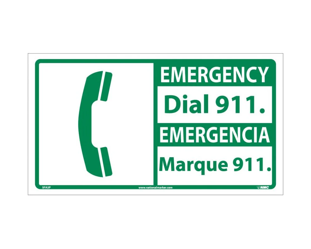 Emergency 911 Signs
