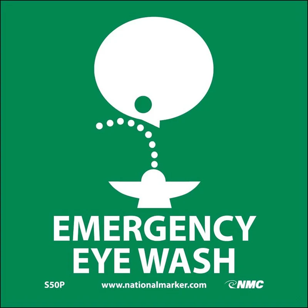 Emergency Eye Wash Signs
