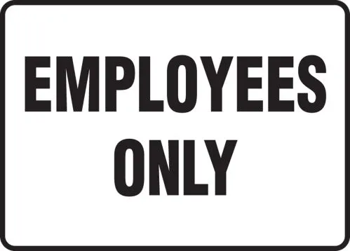 Employee Signs
