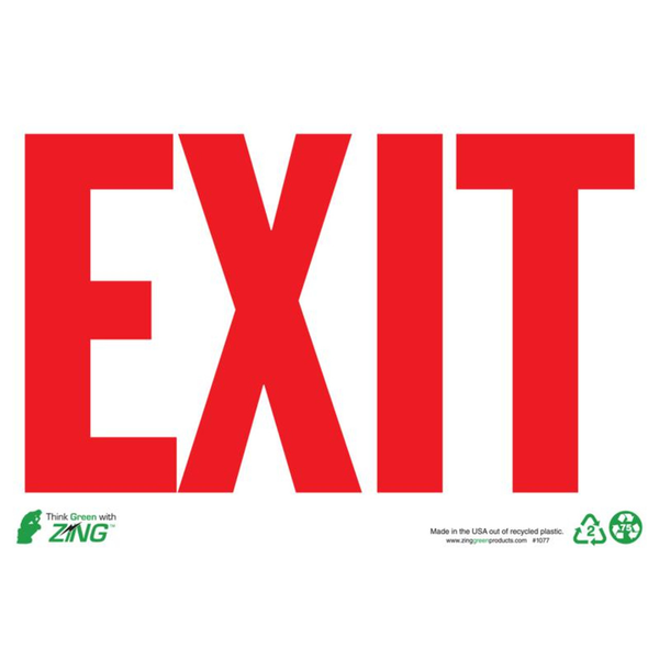 Exit & No Exit Signs - Zing