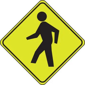 Fluorescent Yellow Green Signs