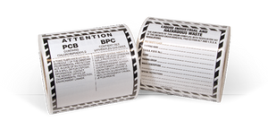 Hazardous Waste & PCB Adhesive Labels