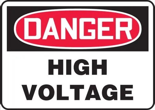 High Voltage Signs | www.signslabelsandtags.com