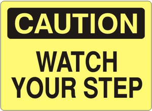 Slips Trips & Fall Signs