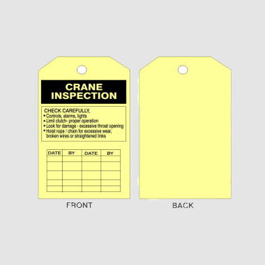 Inspection Tags