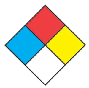 NFPA Diamond Roll Labels