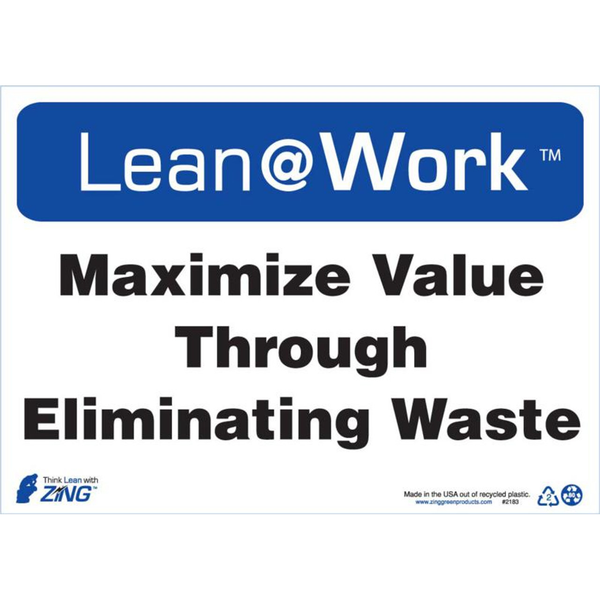 Lean@work Signs - Zing