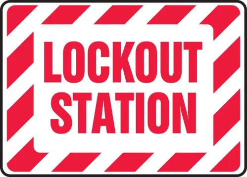 Lockout Signs | www.signslabelsandtags.com