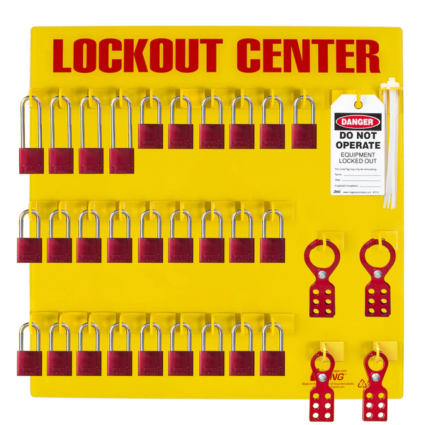 Lockout Stations | www.signslabelsandtags.com
