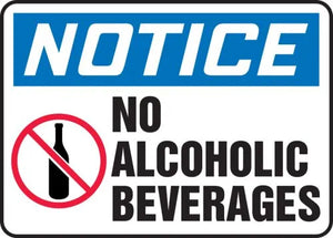 No Alcohol Signs