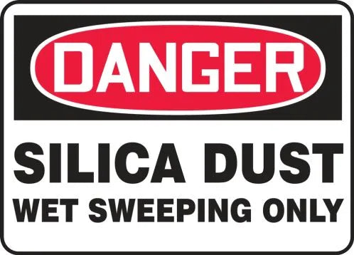 Silica Hazard Signs