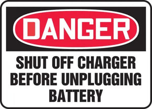 Electrical Shut Off Signs