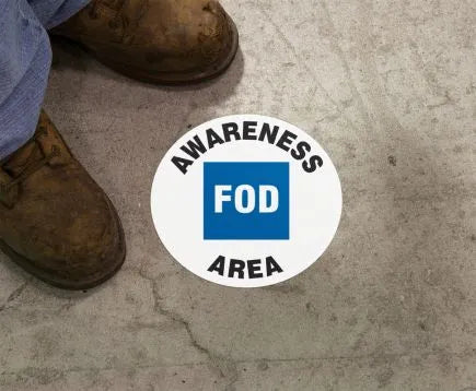 FOD Floor Signs