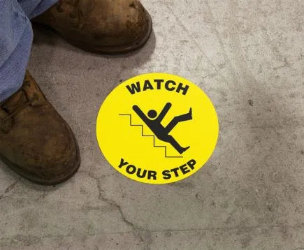 Fall Protection Floor SIgns