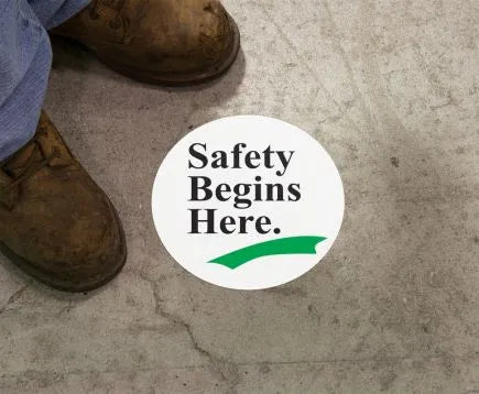Safety Promotion Floor Signs