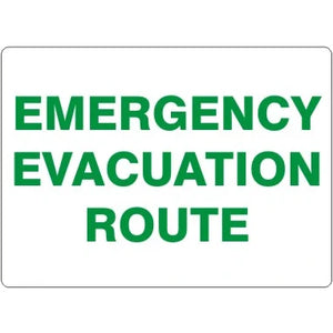 Evacuation Signs