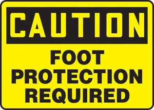 Foot Protection Signs