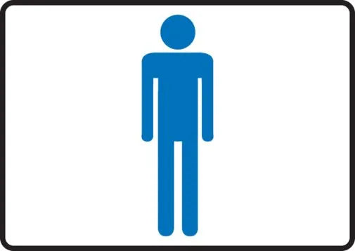 Men's Restroom Signs