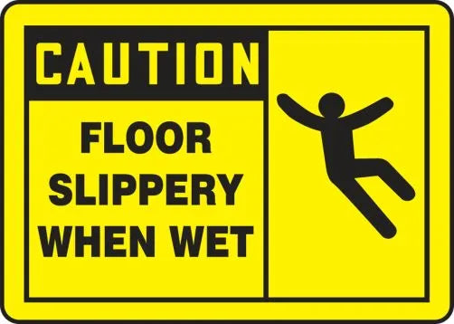 Slips Trips & Fall Labels