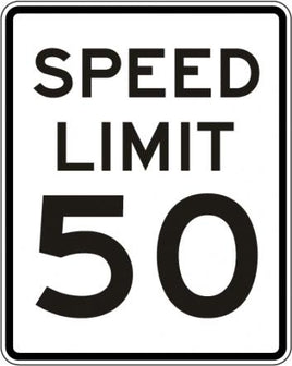 Regulatory - Speed Limit Signs