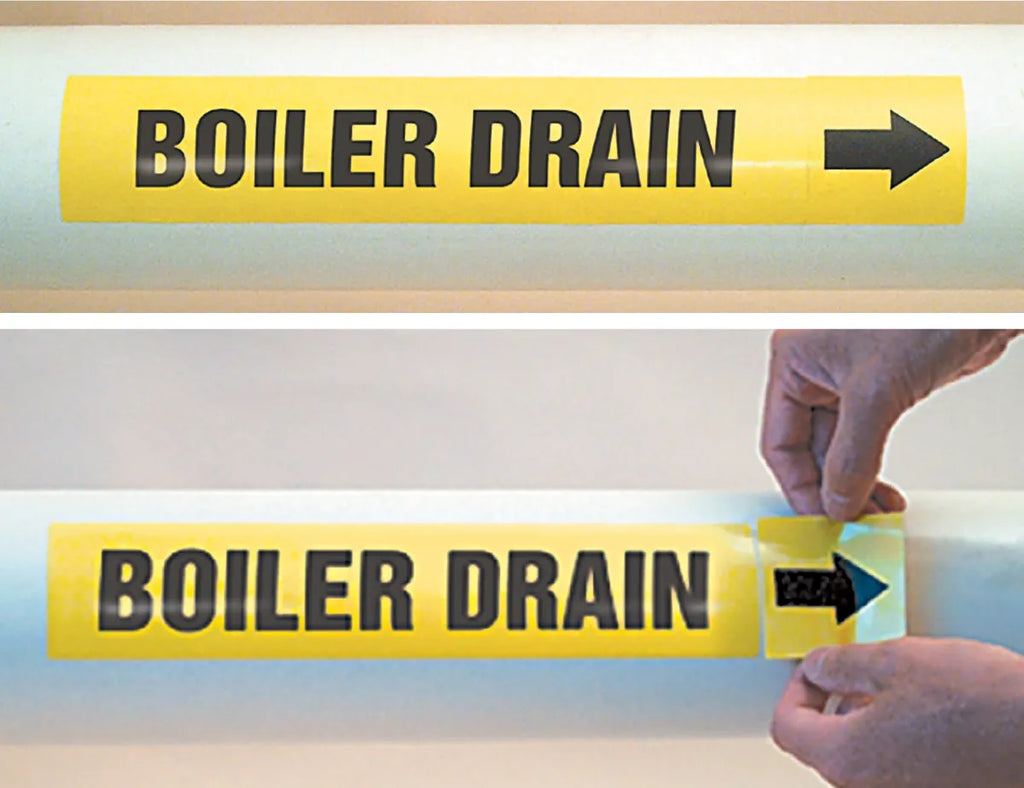 Self Stick Vinyl Pipe Markers