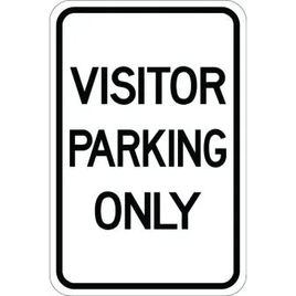 Reserved Parking Signs
