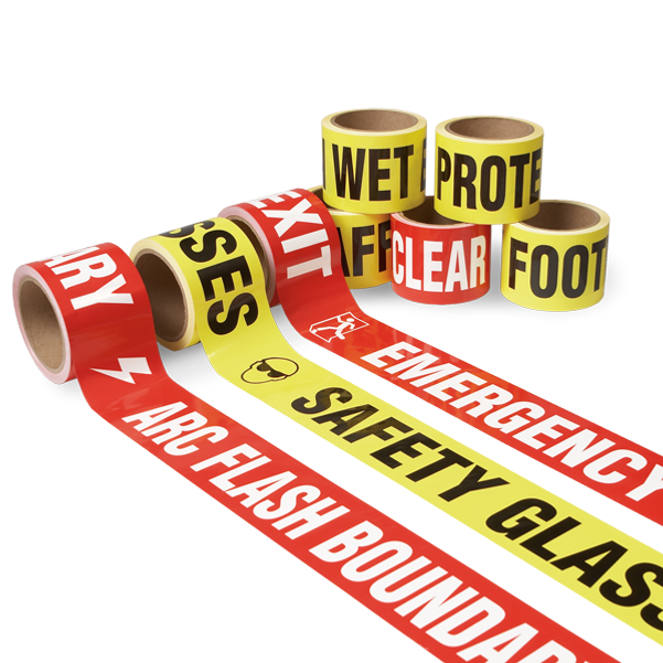 Worded Floor Safety Tape