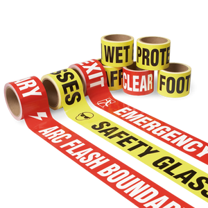 Worded Floor Safety Tape