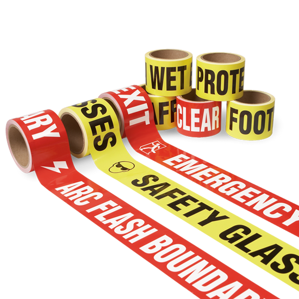 Worded Floor Safety Tape