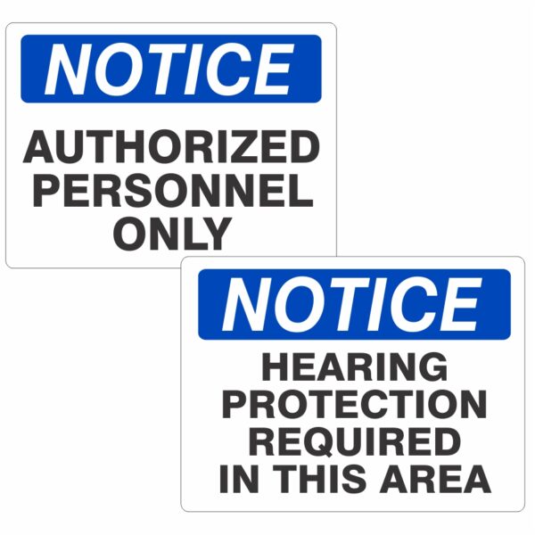 Notice Signs - Safehouse