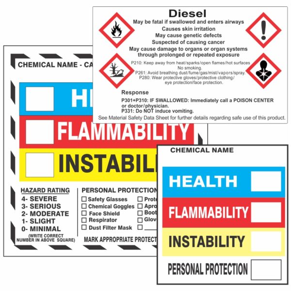 Right To Know and GHS Labels - Safehouse