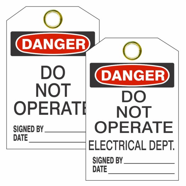 Accident Prevention Tags - Safehouse