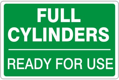 Gas Cylinder Signs