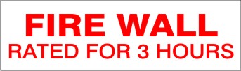 Fire Wall Signs