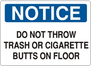 Waste Control Signs