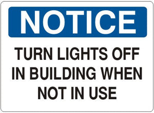 Conservation Signs